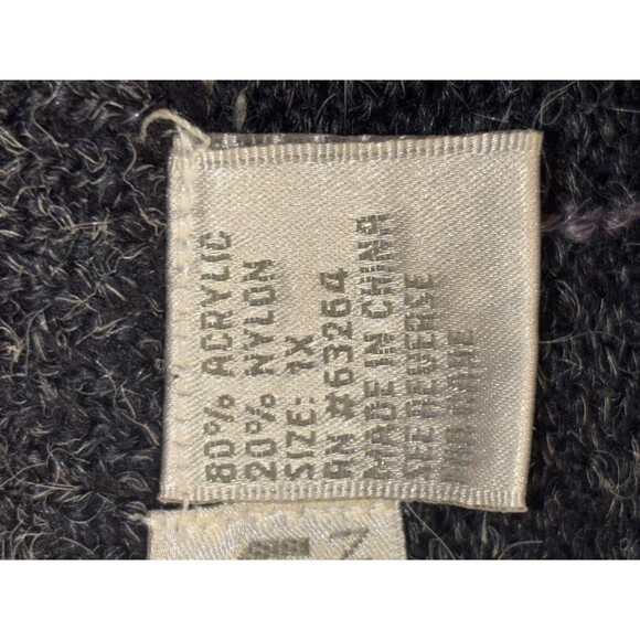 Dressbarn Women’s Acrylic Sweater Coat Size 1X Button Down - Picture 4 of 6